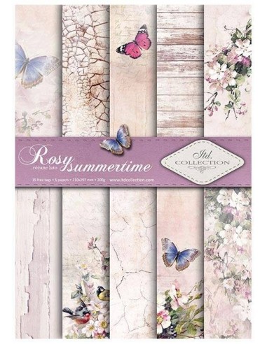 ROSY SUMMERTIME (SET 5 PAPELES)