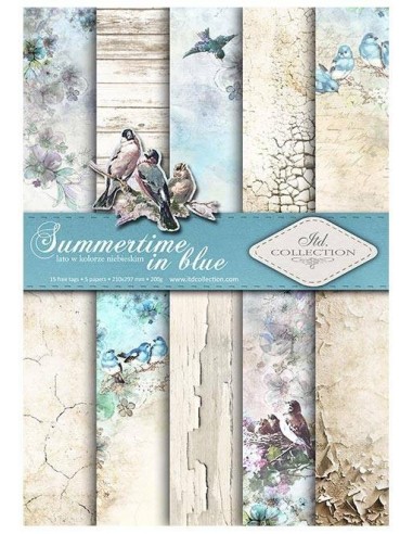 SUMMERTIME IN BLUE (SET 5 PAPELES)