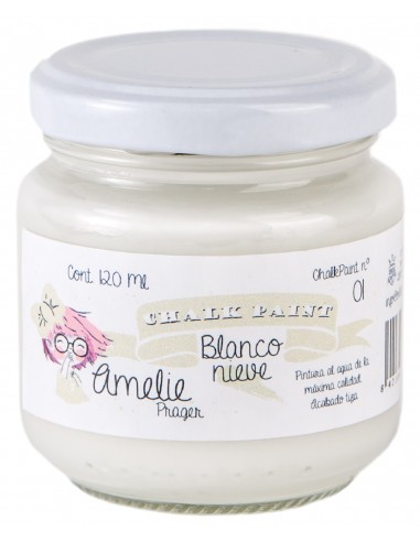 Amelie Chalk Paint 01 Blanco Nieve 120ml