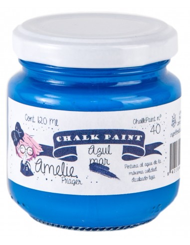 Amelie Chalk Paint 40 Azul mar 120ml