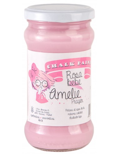 Amelie Chalk Paint 43 Rosa bebe 280ml