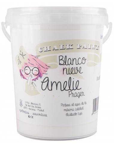 Amelie Chalk Paint 01 Blanco Nieve 1L