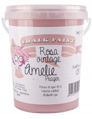 Amelie Chalk Paint 09 Rosa vintage 1L