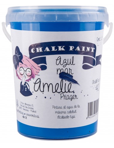 Amelie Chalk Paint 40 Azul mar 1L