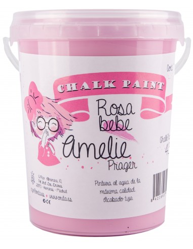Amelie Chalk Paint 43 Rosa bebe 1L