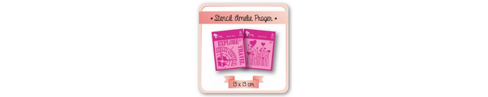 Amelie Prager AMP0113 Stencil Unicornio