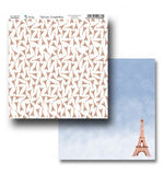 KIT DE PAPEL SCRAPBOOKING PARIS (SET 12 PAPELES)