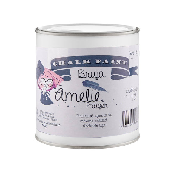 500ml Pintura Tiza Chalk Paint 13 Bruja Amelie Prager