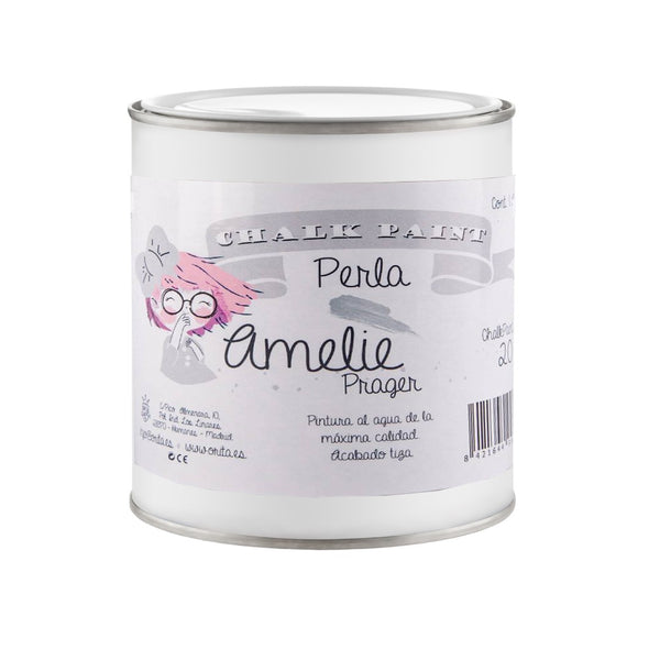 500ml Pintura Tiza Chalk Paint 20 Perla Amelie Prager