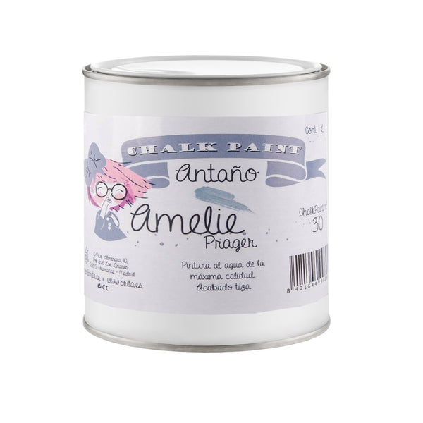 500ml Pintura Tiza Chalk Paint 30 Antaño Amelie Prager