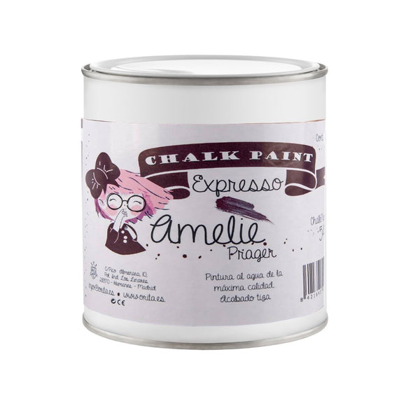 500ml Pintura Tiza Chalk Paint 54 Expresso Amelie Prager