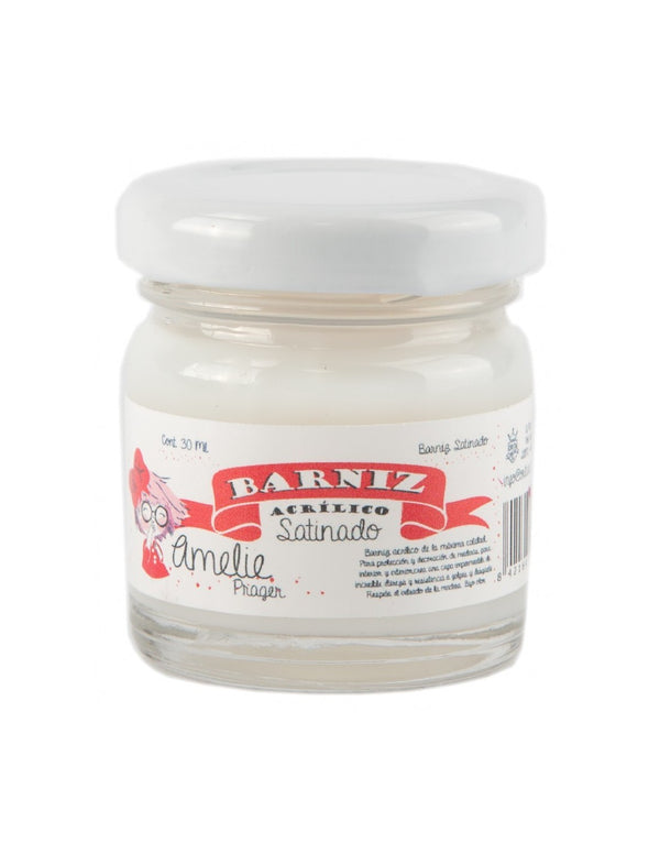 Barniz Acrílico Satinado 30 ml Amelie Prager