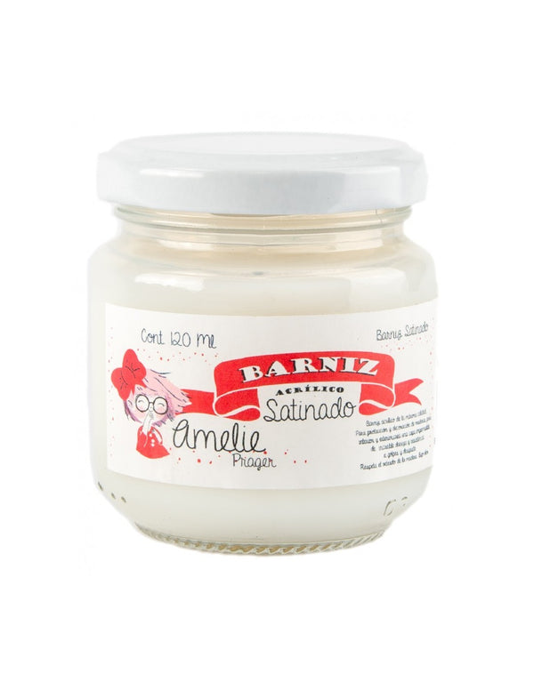 Barniz Acrílico Satinado 120 ml Amelie Prager