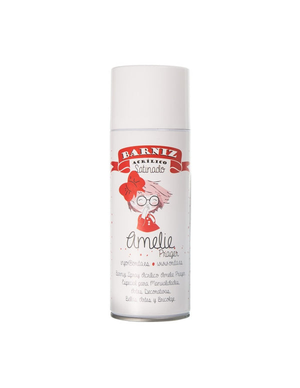 Barniz Acrílico Satinado 400 ml Spray Amelie Prager