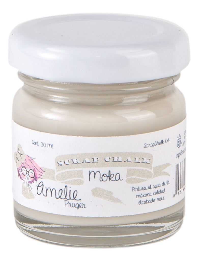 30ml Pintura Tiza Chalk Paint 04 Moka Amelie Prager