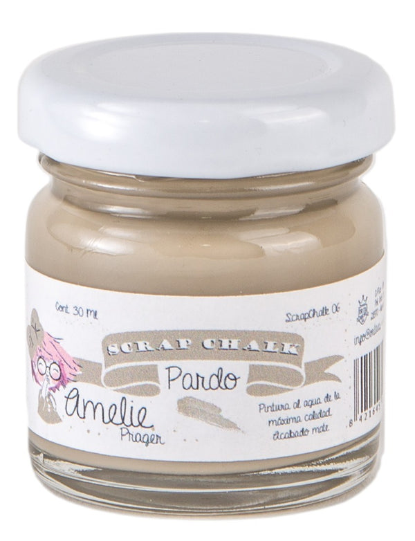 30ml Pintura Tiza Chalk Paint 06 Pardo Amelie Prager