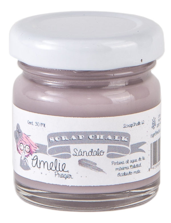 30ml Pintura Tiza Chalk Paint 12 Sándalo Amelie Prager