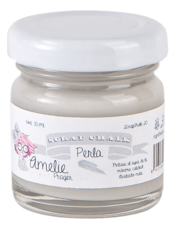 30ml Pintura Tiza Chalk Paint 20 Perla Amelie Prager