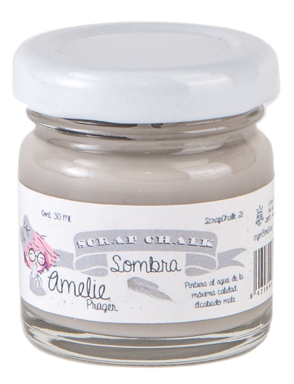 30ml Pintura Tiza Chalk Paint 21 Sombra Amelie Prager