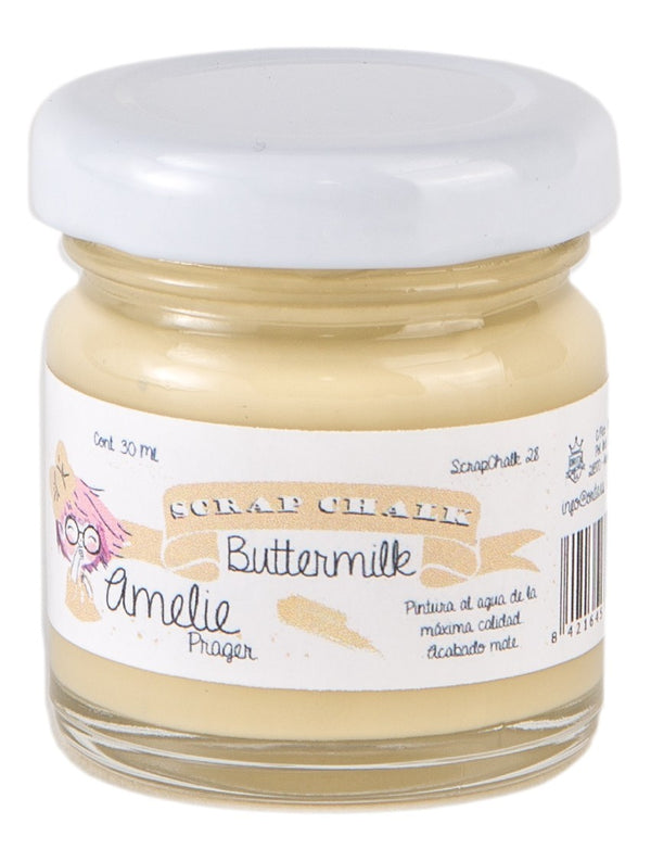 30ml Pintura Tiza Chalk Paint 28 Buttermilk Amelie Prager