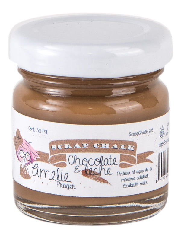 30ml Pintura Tiza Chalk Paint 29 Chocolate con Leche Amelie Prager