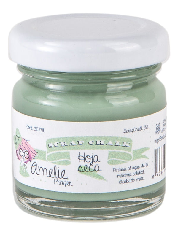 30ml Pintura Tiza Chalk Paint 32 Hoja Seca Amelie Prager