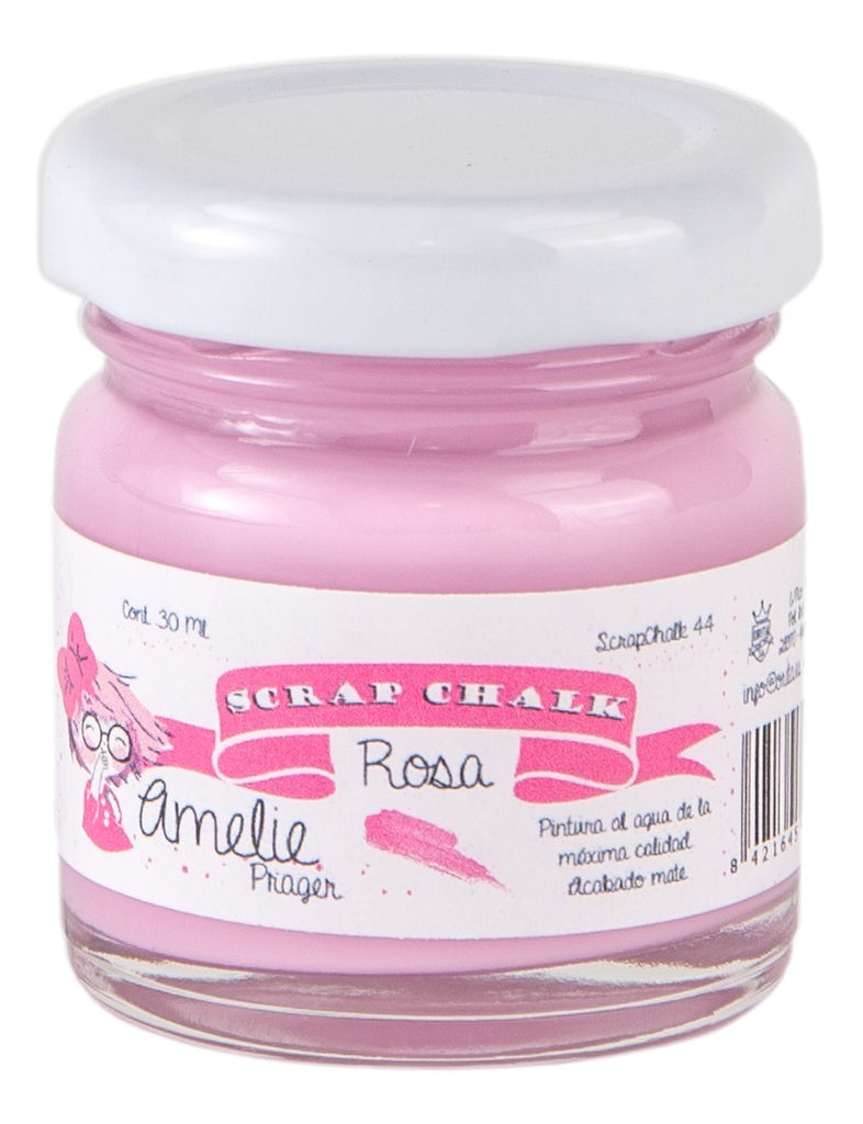 30ml Pintura Tiza Chalk Paint 44 Rosa Amelie Prager