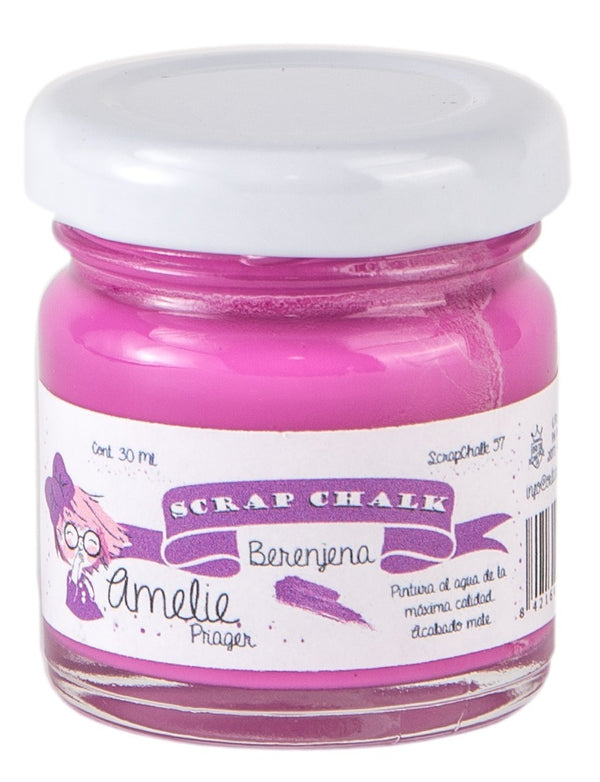 30ml Pintura Tiza Chalk Paint 57 Berengena Amelie Prager