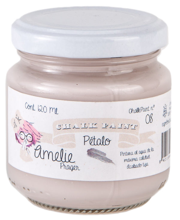 120ml Pintura Tiza Chalk Paint 08 Pétalo Amelie Prager