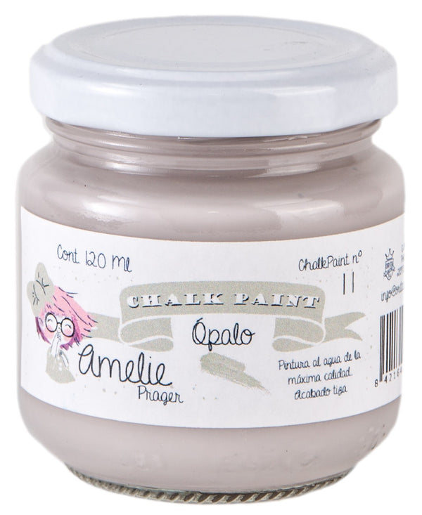 120ml Pintura Tiza Chalk Paint 11 Ópalo Amelie Prager