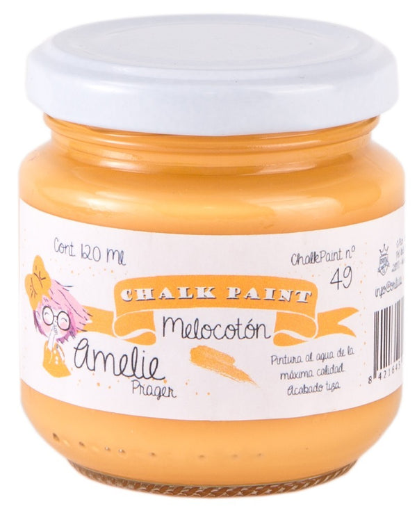 120ml Pintura Tiza Chalk Paint 49 Melocotón Amelie Prager