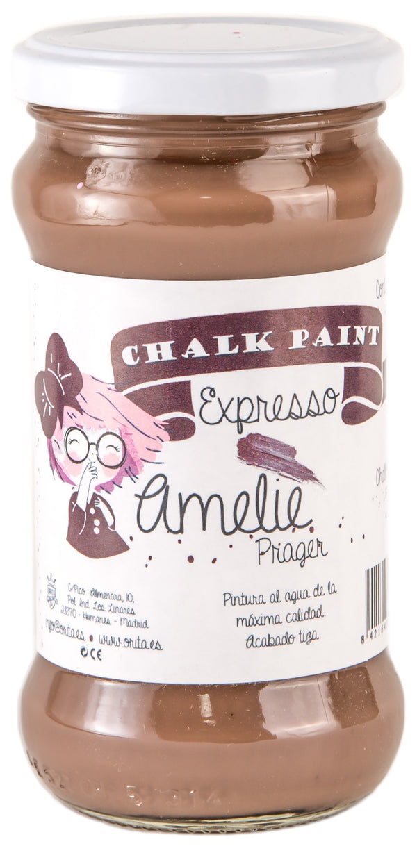 280ml Pintura Tiza Chalk Paint 54 Expresso Amelie Prager