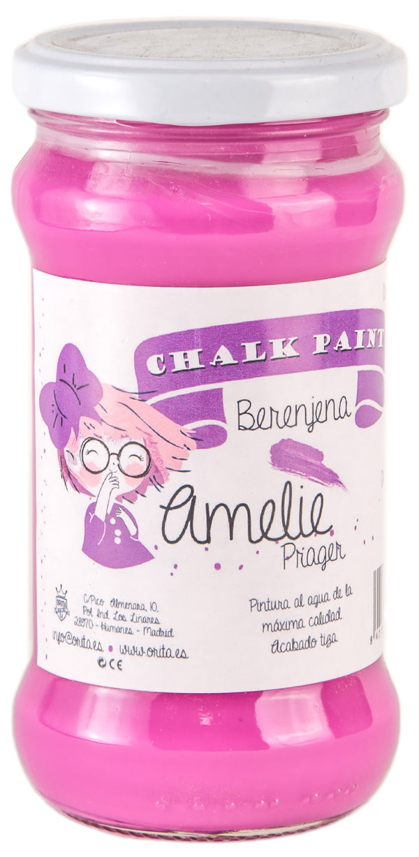 280ml Pintura Tiza Chalk Paint 57 Berenjena Amelie Prager