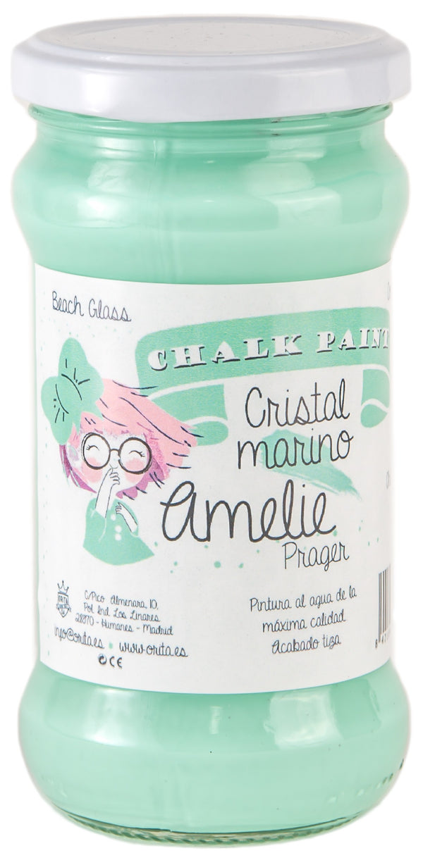 280ml Pintura Tiza Chalk Paint 59 Cristal Marino Amelie Prager